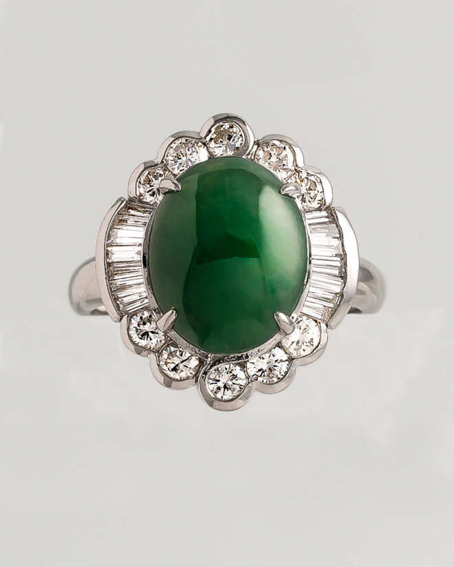 The Grand Jade Diamond Ring