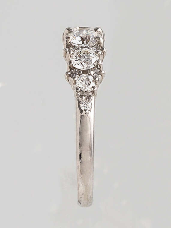The Elegant White Gold Diamond Ring