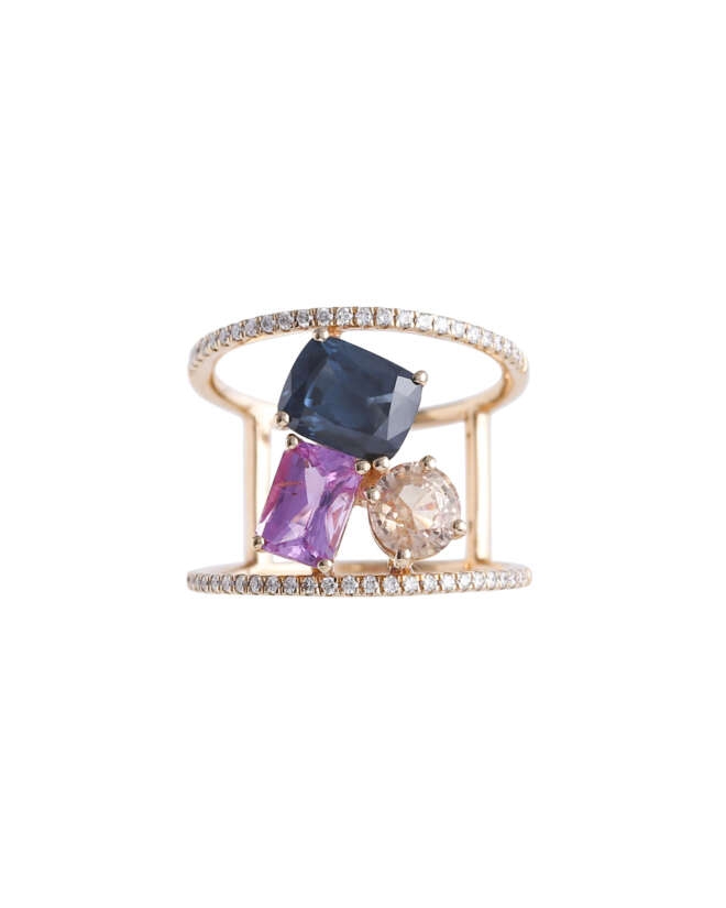 Music Box Statement Ring