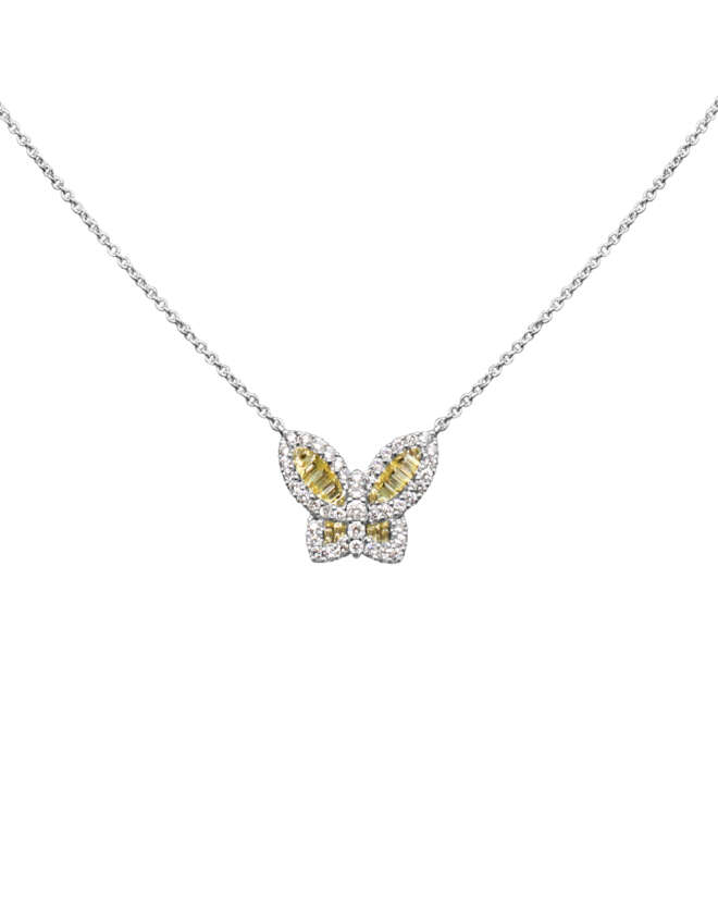 The Diana Butterfly Necklace (Medium)